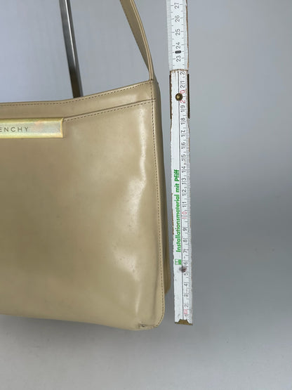 Vintage Givenchy Leather Bag beige