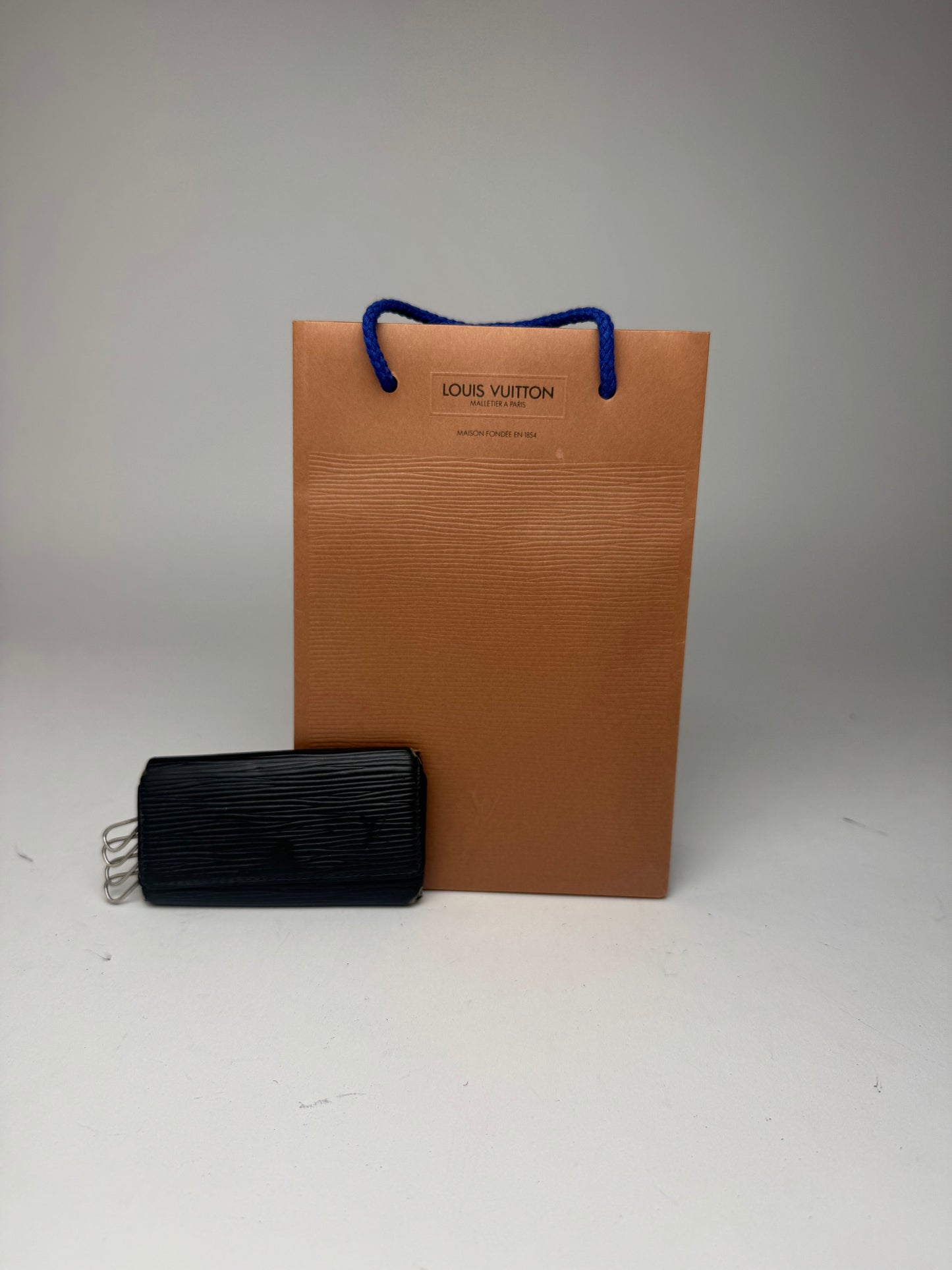 Vintage Louis Vuitton EPI Leather Key Holder Black