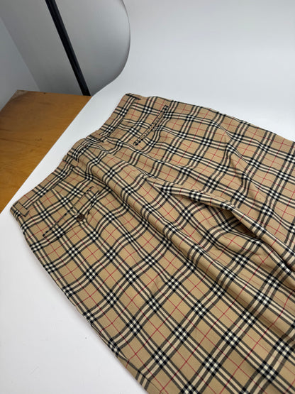 Vintage Burberry Mens Novacheck Pants Beige M