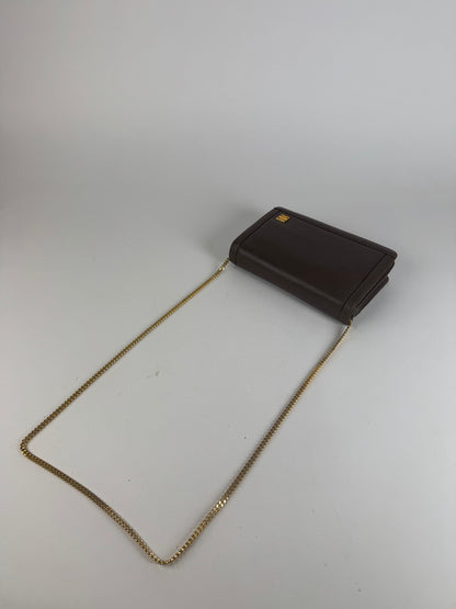 Vintage  Givenchy 4G leather bag brown