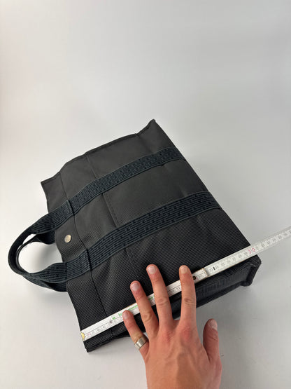 Vintage Hermes Polyester Bag Anthracite