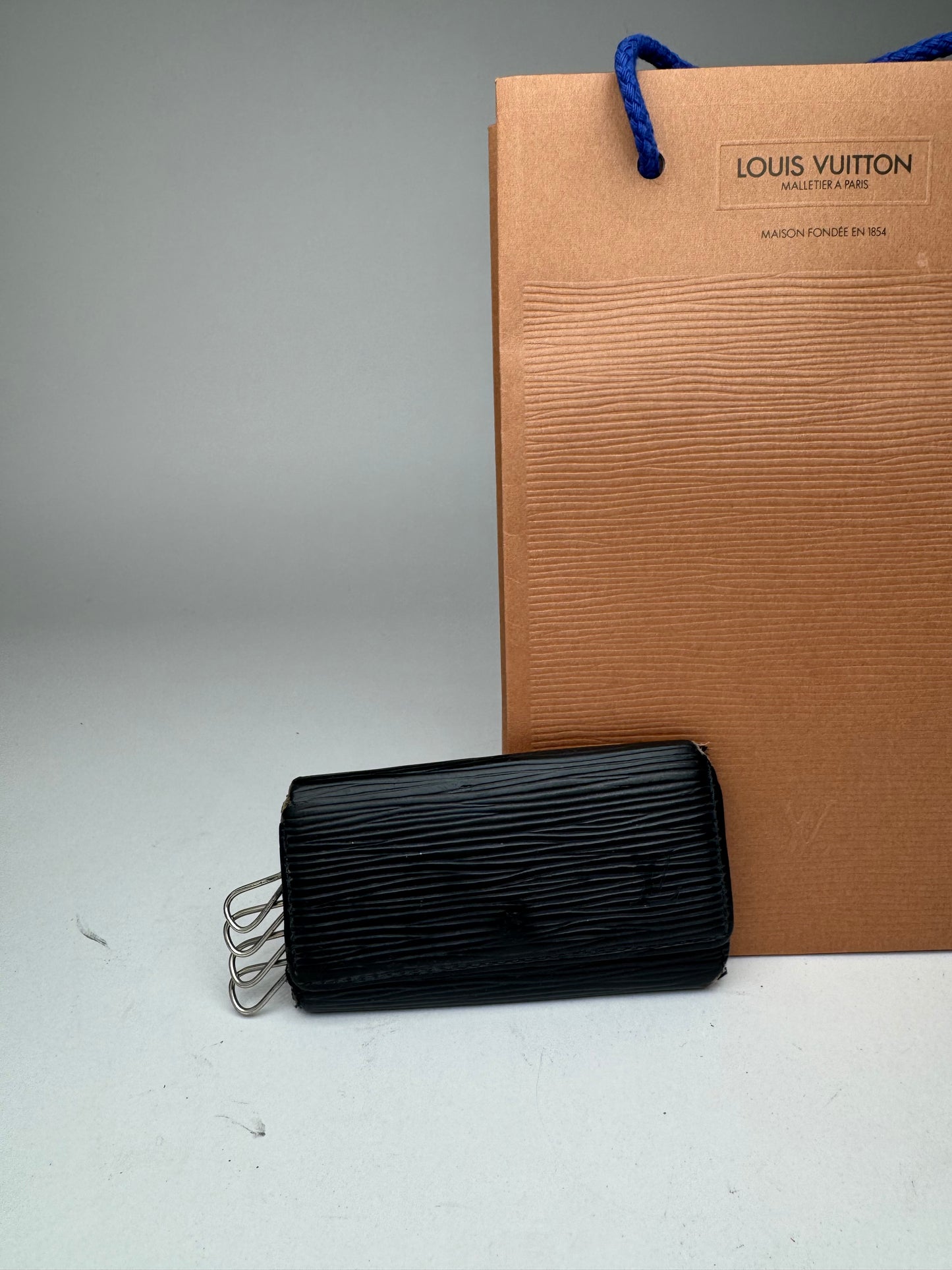 Vintage Louis Vuitton EPI Leather Key Holder Black