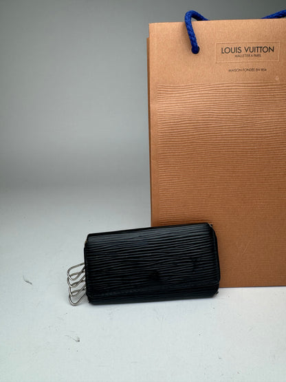 Vintage Louis Vuitton EPI Leather Key Holder Black