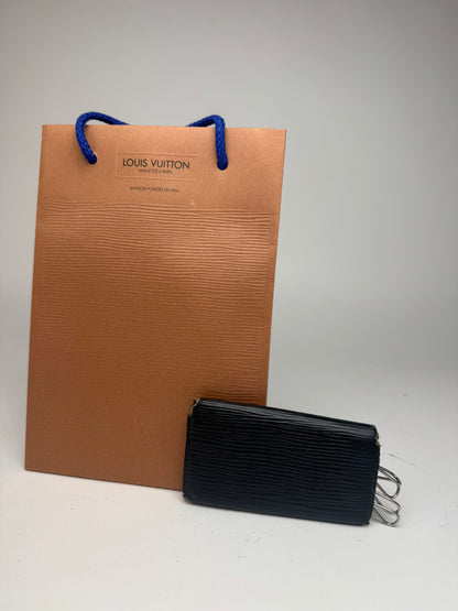 Vintage Louis Vuitton EPI Leather Key Holder Black
