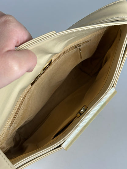 Vintage Givenchy Leather Bag beige