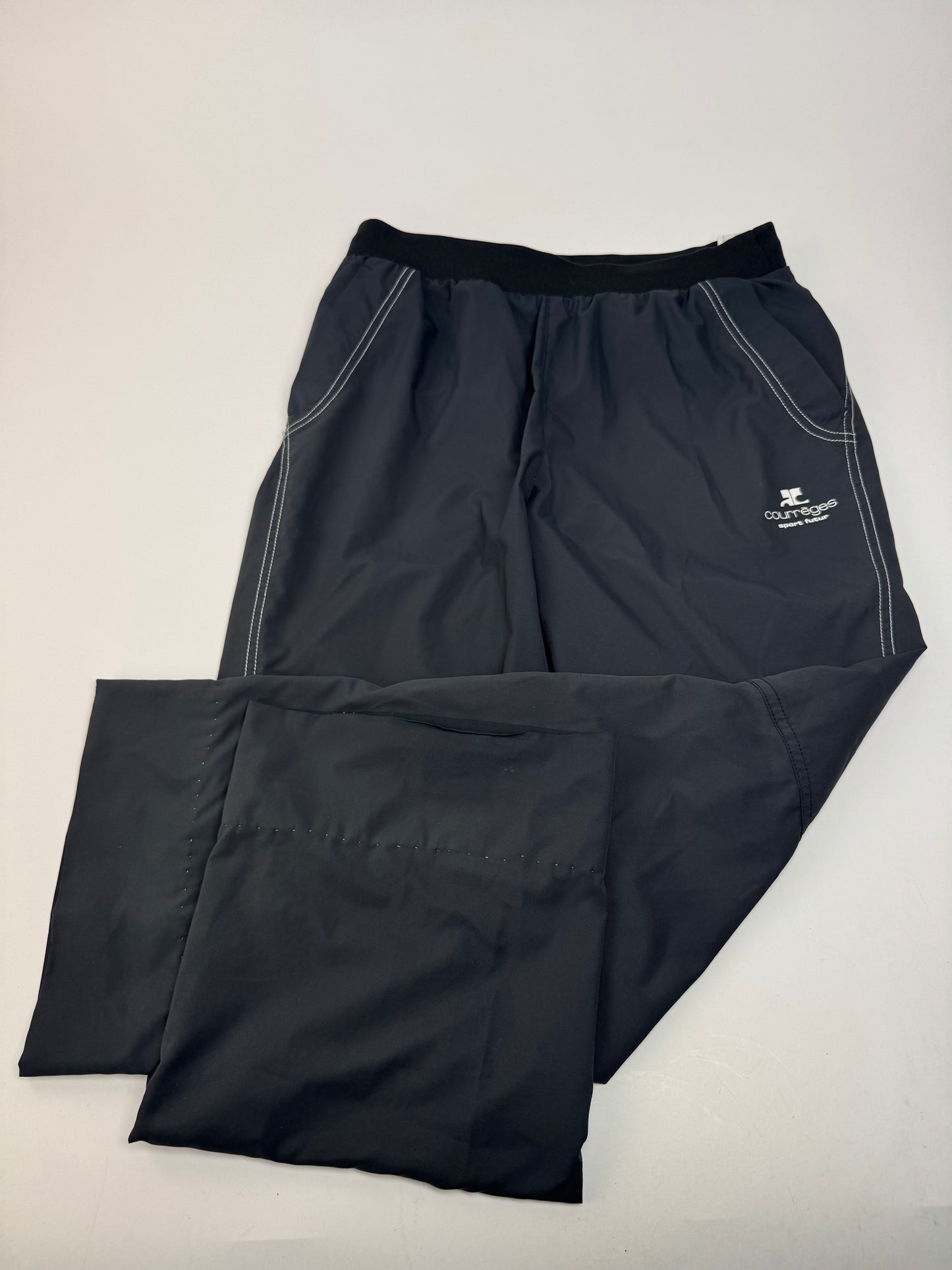 Vintage Courreges Paris Trackpants Black