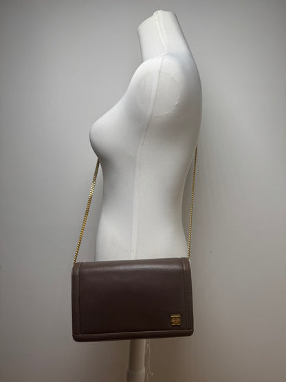 Vintage  Givenchy 4G leather bag brown