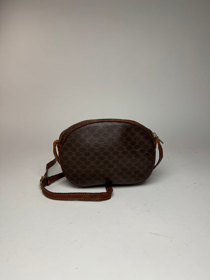 Sac vintage en cuir Celine Triomphe Monogram marron