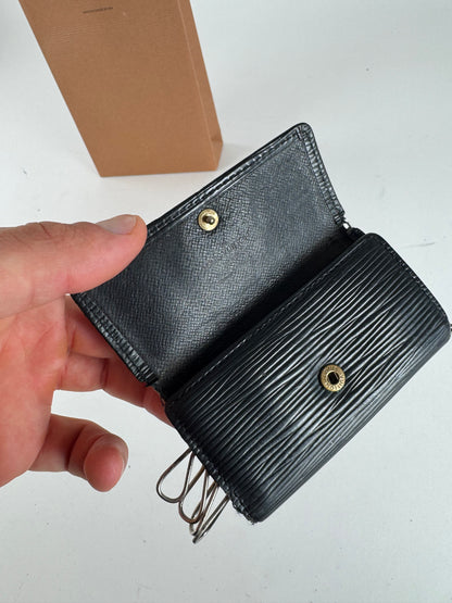 Vintage Louis Vuitton EPI Leather Key Holder Black