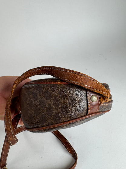 Sac vintage en cuir Celine Triomphe Monogram marron