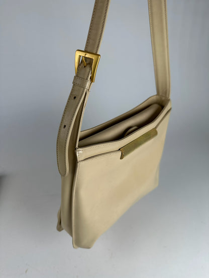 Vintage Givenchy Leather Bag beige