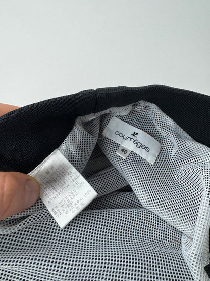 Vintage Courreges Paris Trackpants Black