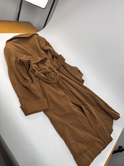 Vintage Yves Saint Laurent Wool Trenchcoat M Brown