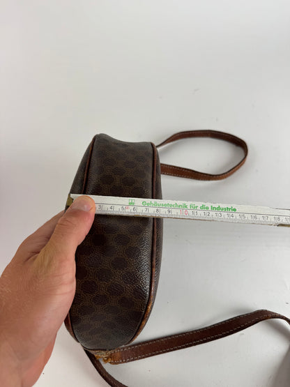 Sac vintage en cuir Celine Triomphe Monogram marron