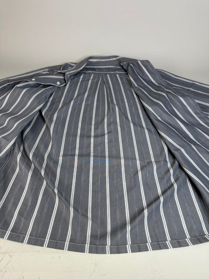 Vintage Dior Men's Cotton Shirt Grey White M