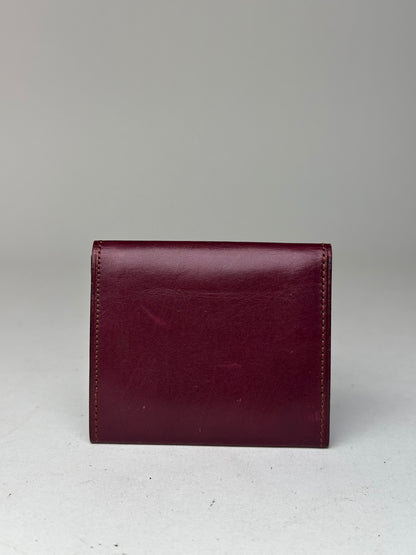 Vintage Yves Saint Laurent Leather Purse Purple