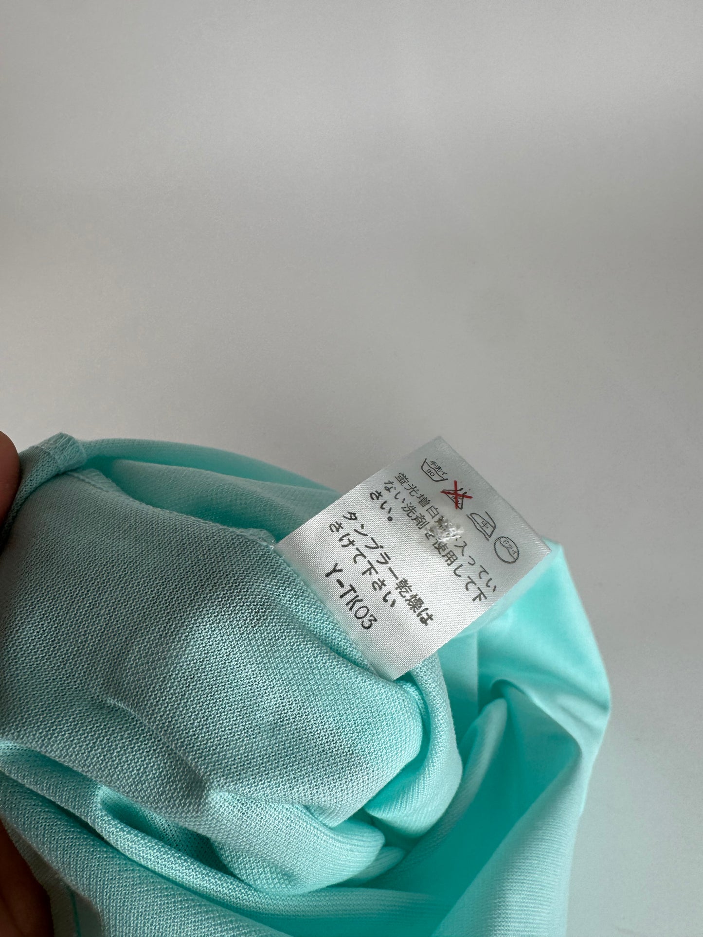 Vintage Dior Polo Shirt Turquoise L