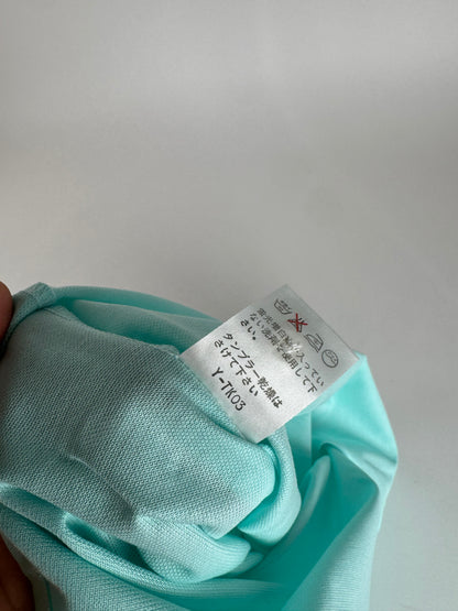 Vintage Dior Polo Shirt Turquoise L