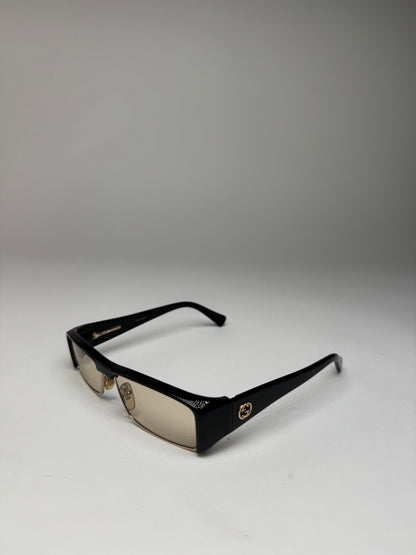Vintage Gucci Sunglasses Black Brown