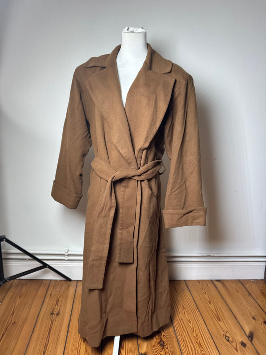 Vintage Yves Saint Laurent Wool Trenchcoat M Brown