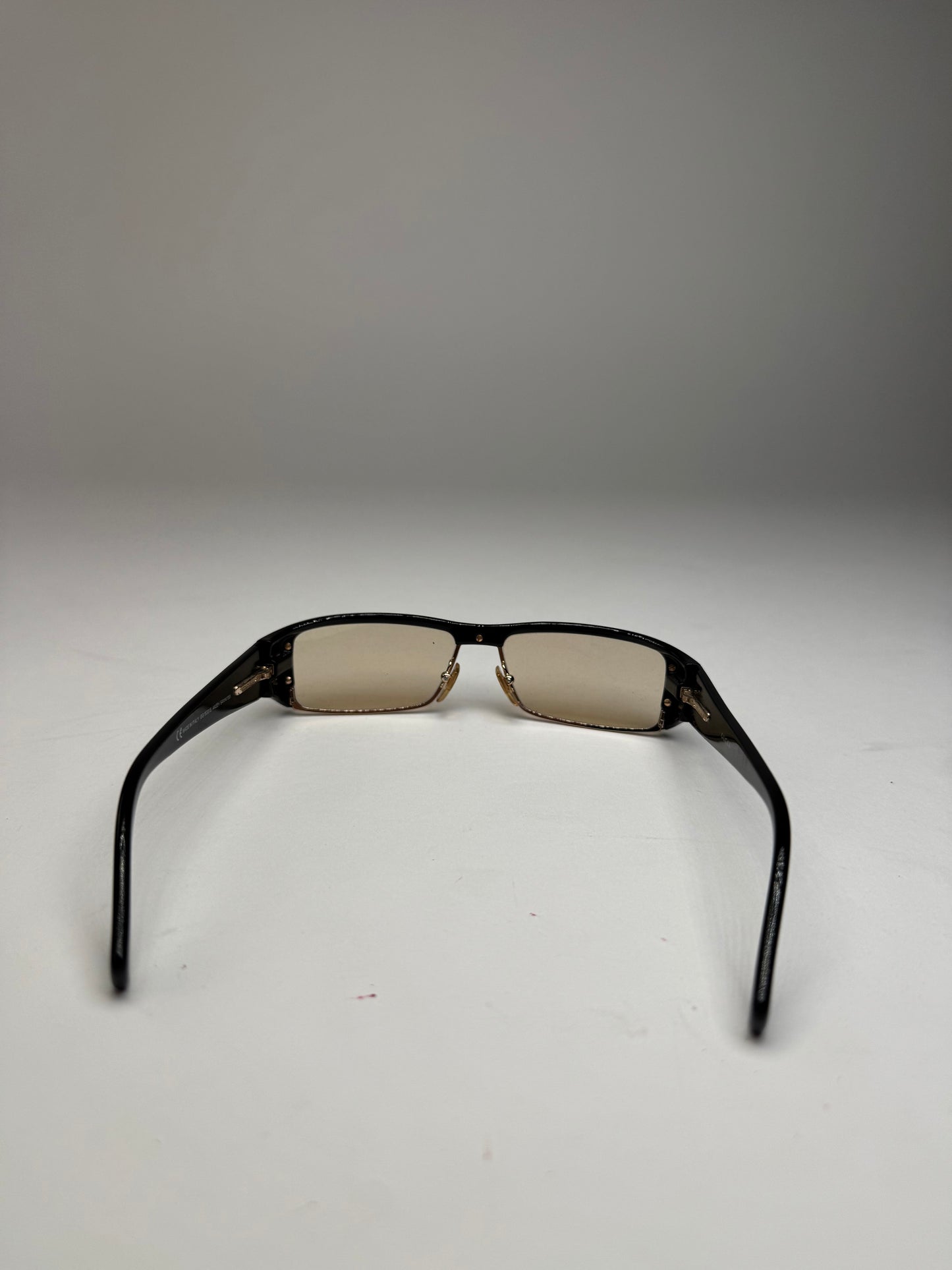 Vintage Gucci Sunglasses Black Brown