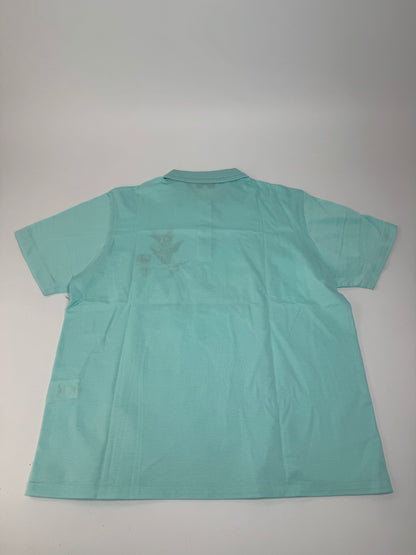 Vintage Dior Polo Shirt Turquoise L