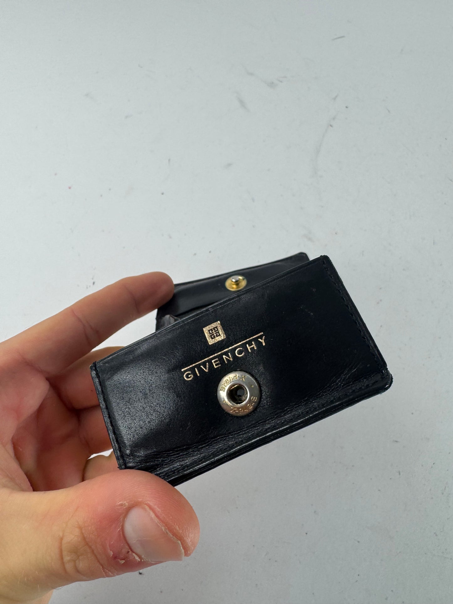 Vintage Givenchy Leather Purse Black