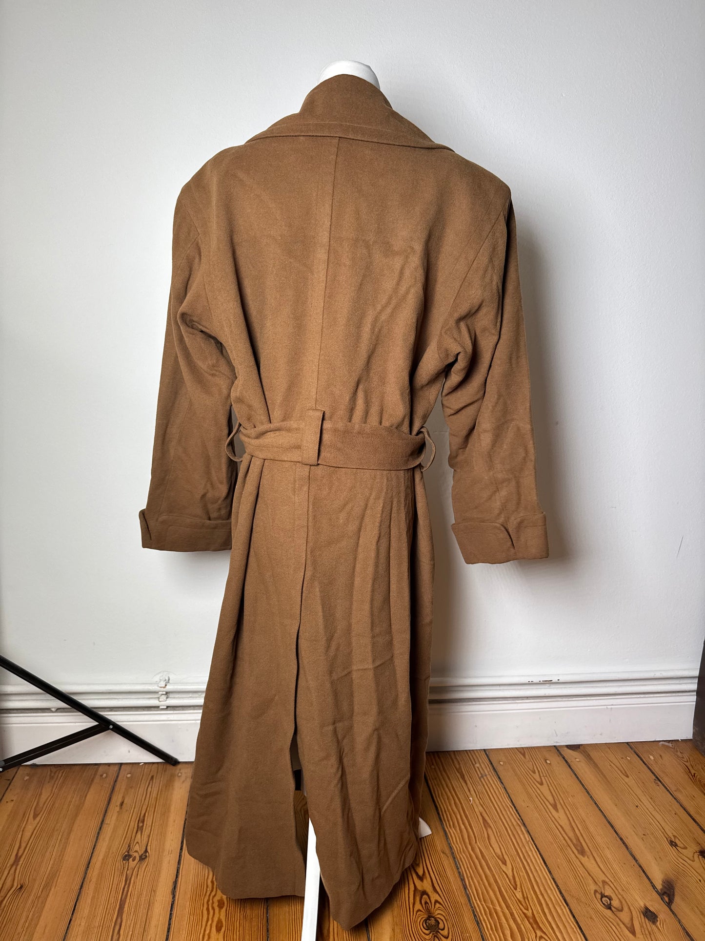 Vintage Yves Saint Laurent Wool Trenchcoat M Brown