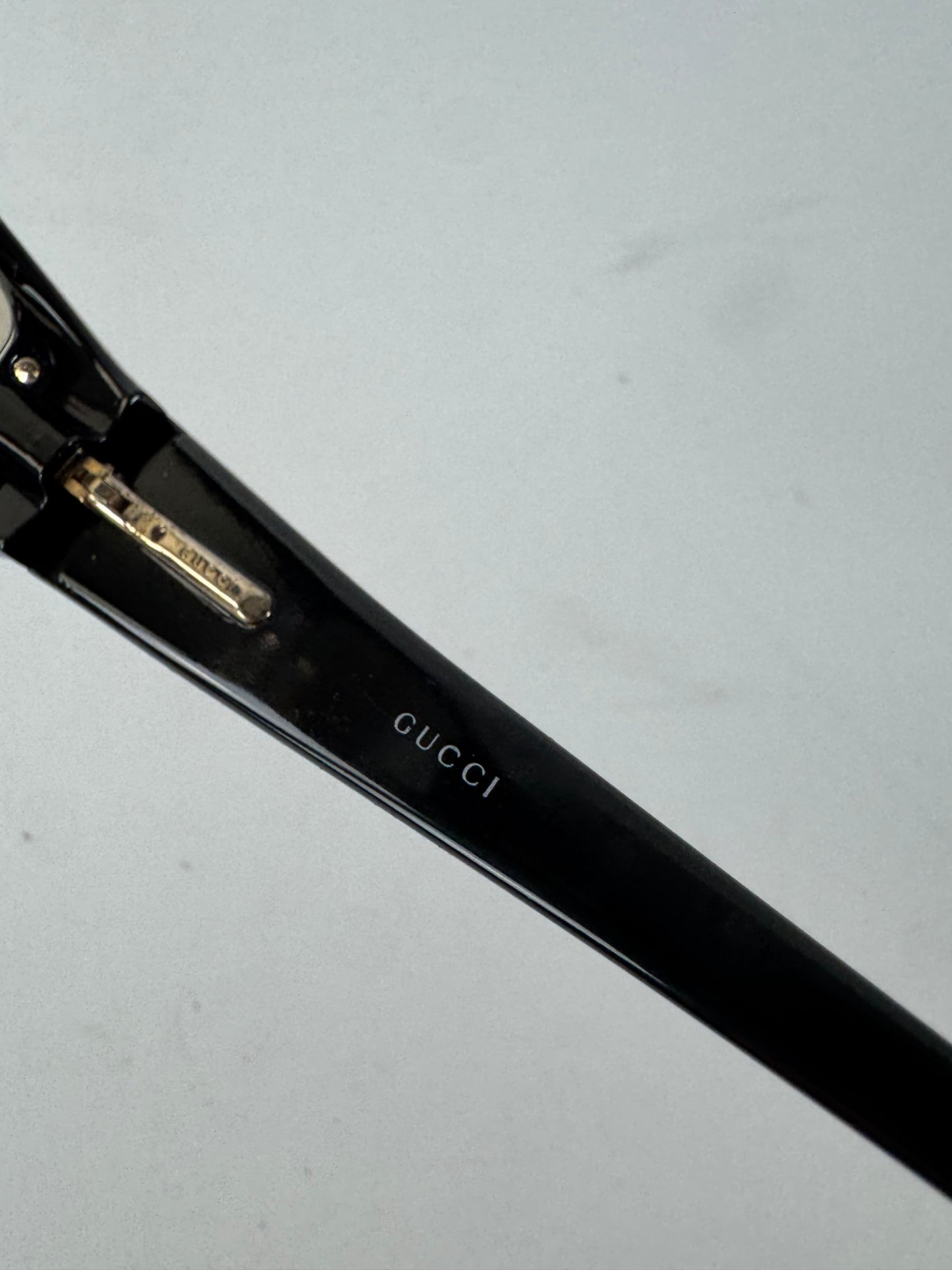 Vintage Gucci Sunglasses Black Brown