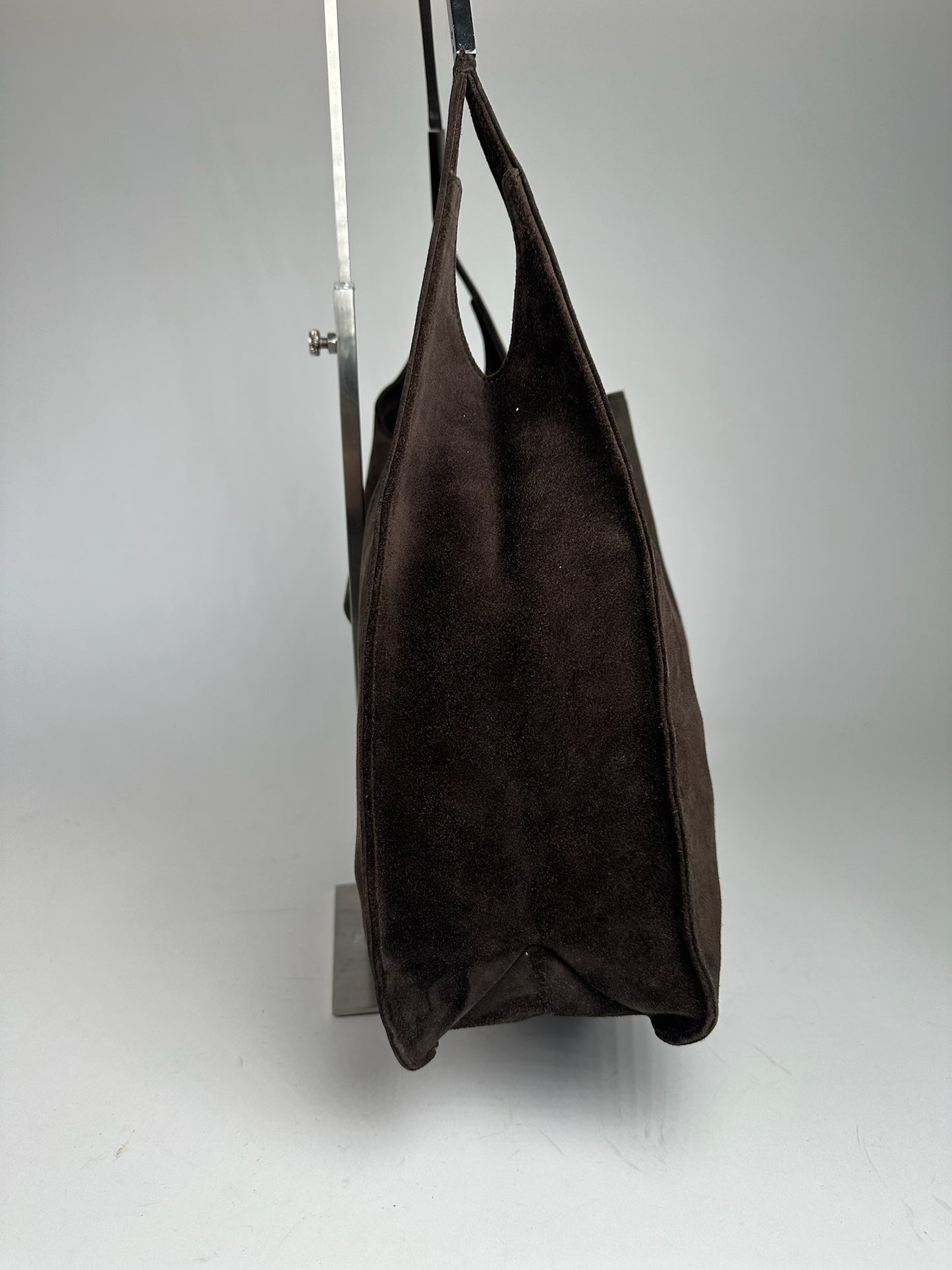 Vintage Gucci Suede Leather bag brown