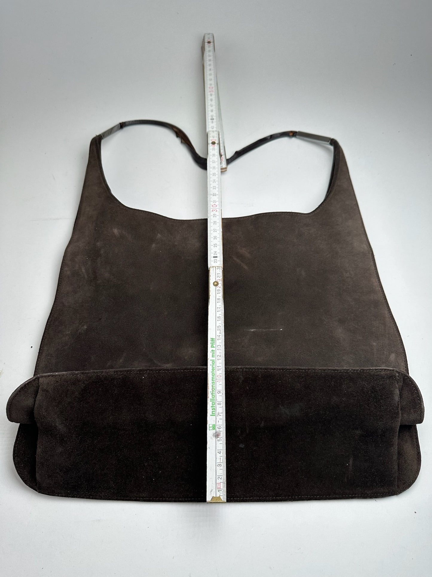 Vintage Gucci Suede Leather bag brown