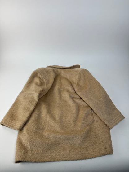 Vintage Givenchy Lama Hair Coat Beige M/L