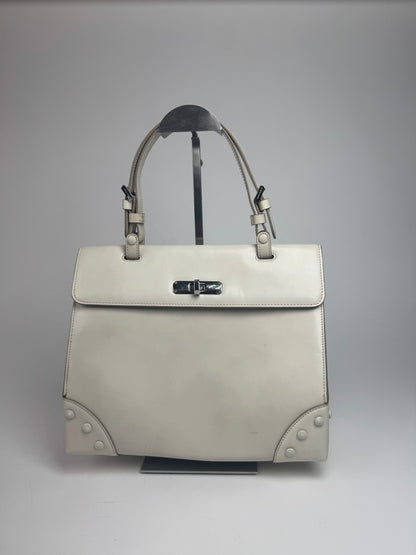 Vintage Giorgio Armani leather bag white