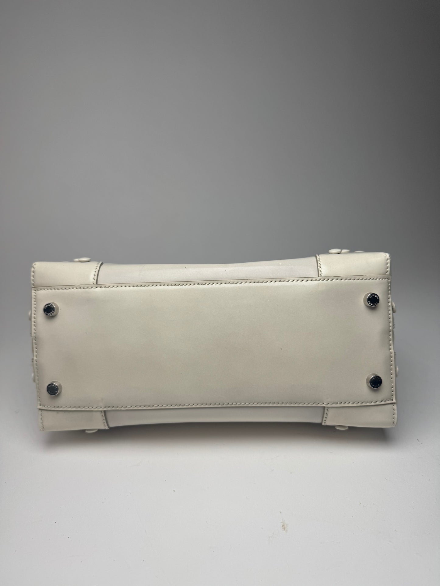 Vintage Giorgio Armani leather bag white