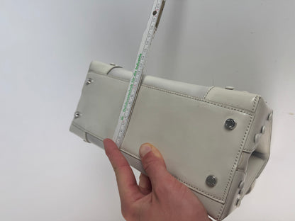 Vintage Giorgio Armani leather bag white