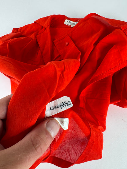 Vintage Dior Shirt Red M