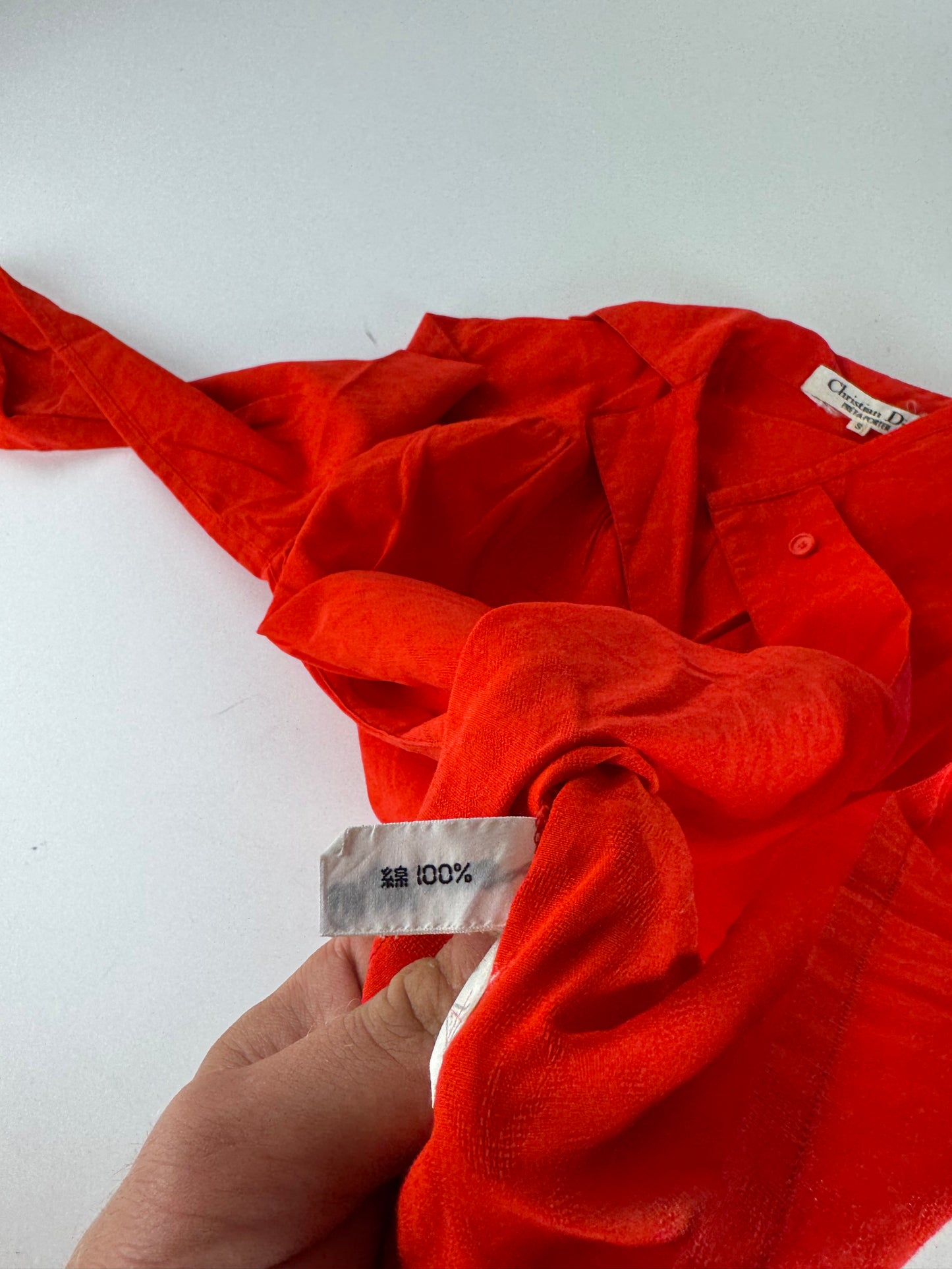 Vintage Dior Shirt Red M