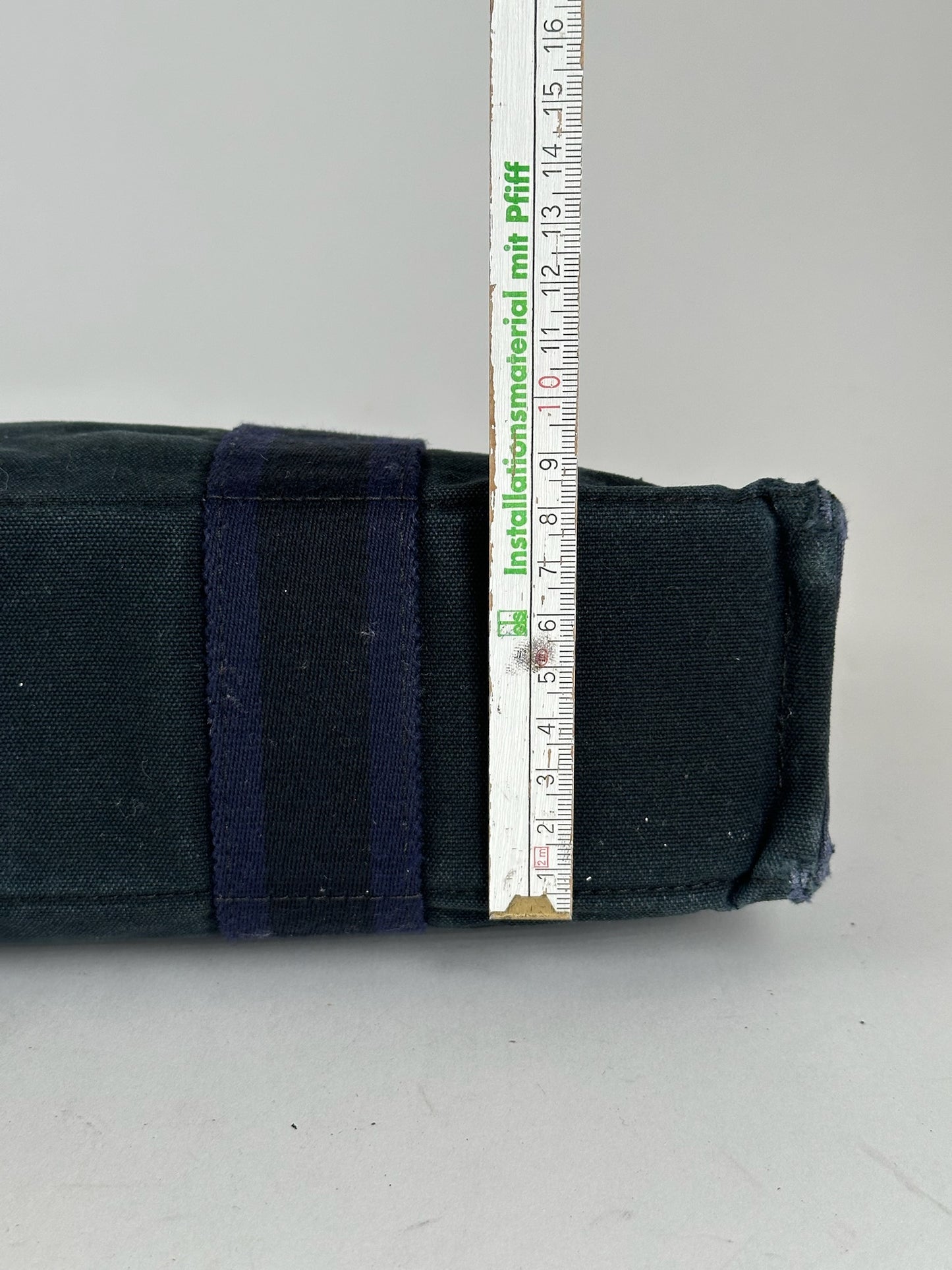 Vintage Hermes Shopper Bag black navy