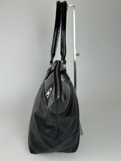 Vintage Armani Leather Duffel bag black