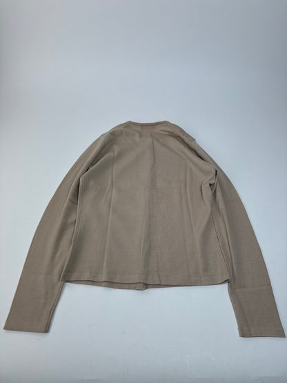 Vintage Gianni Versace Wool Cardigan Beige M