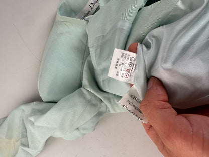 Vintage Dior Cotton Blend Blazer Mint Green XXL