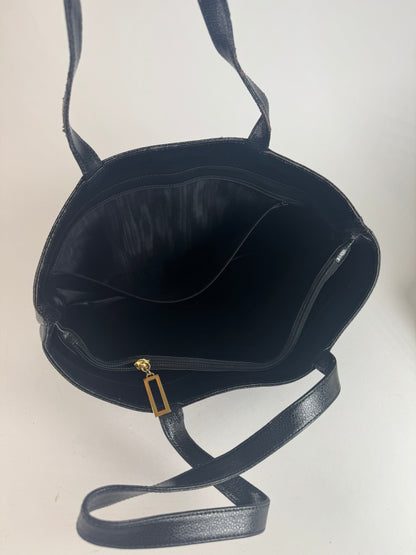 Vintage Givenchy Leather Shopper black