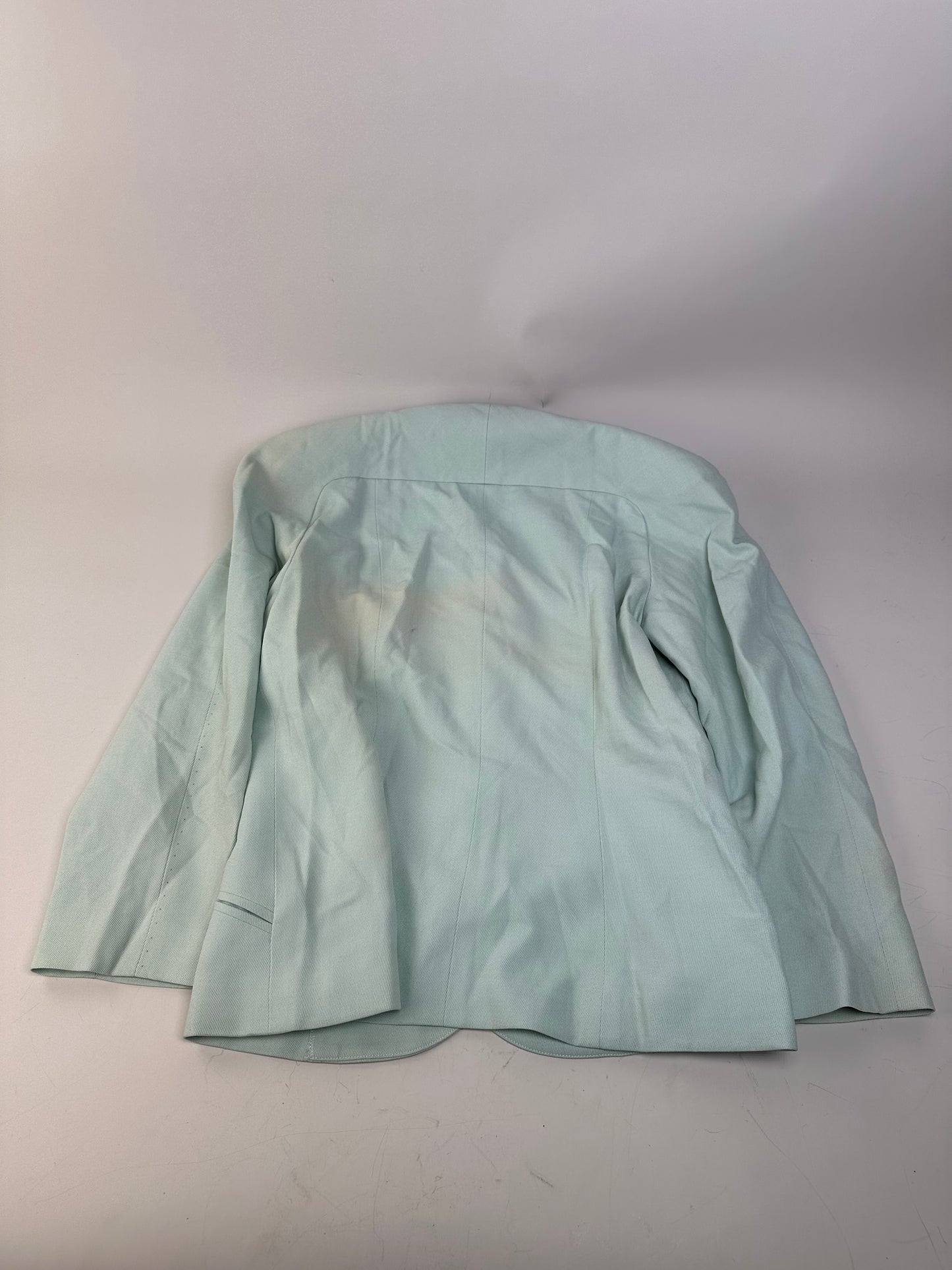 Vintage Dior Cotton Blend Blazer Mint Green XXL