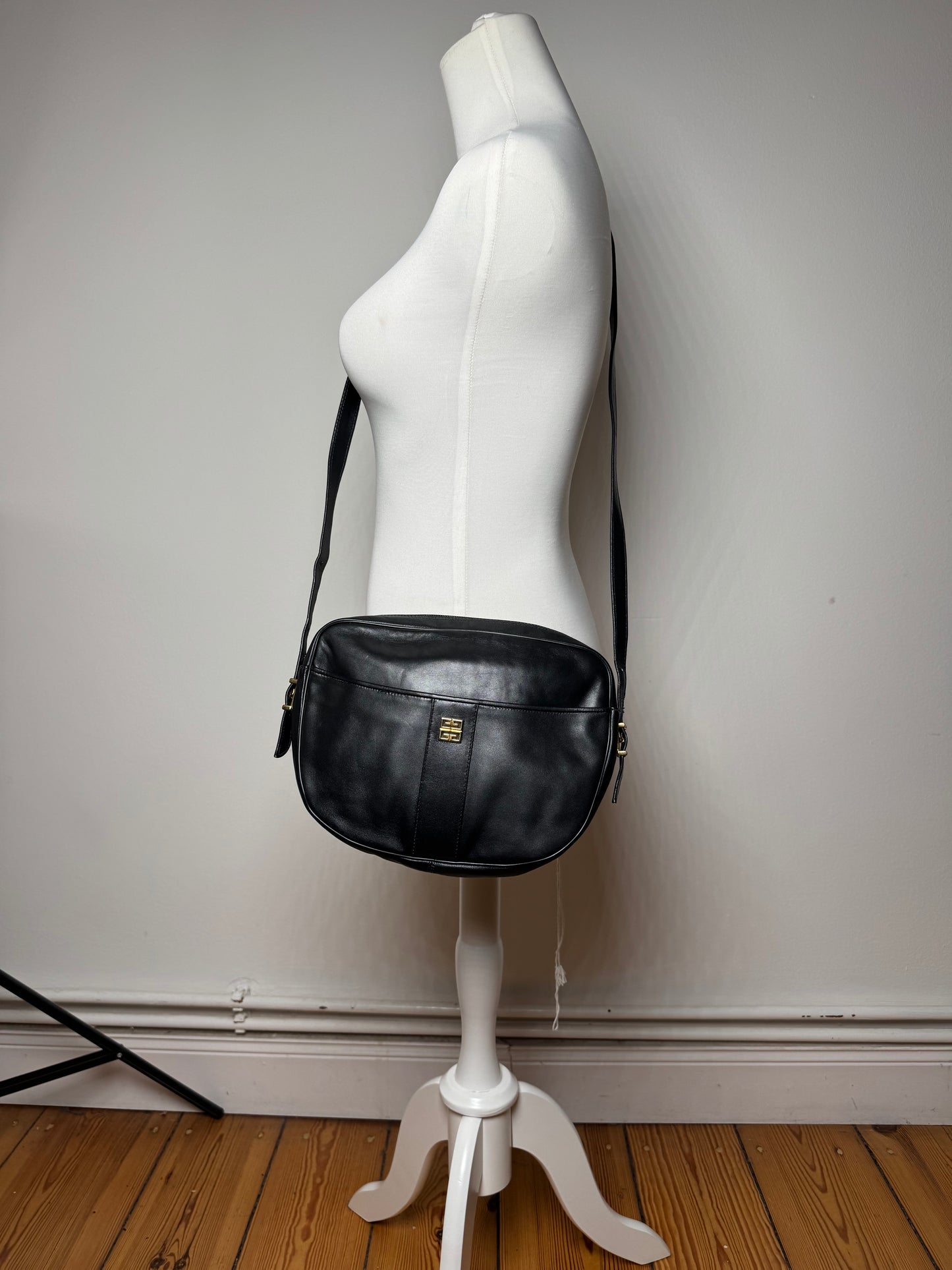 Vintage Givenchy Leather Bag Black