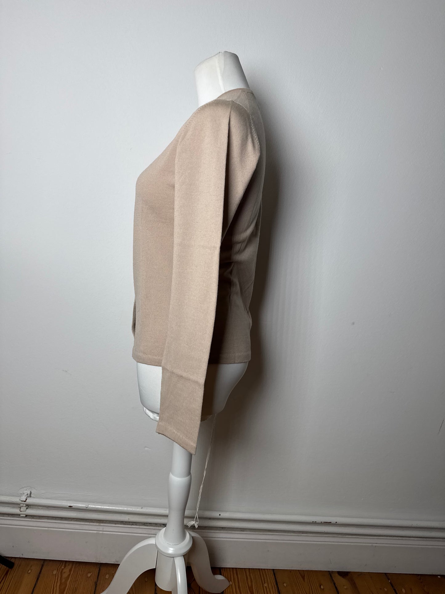 Vintage Gianni Versace Wool Cardigan Beige M