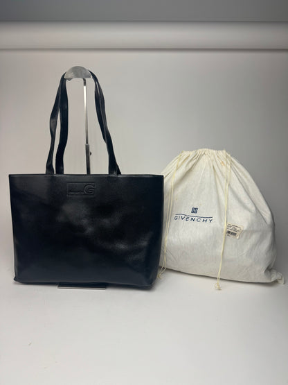 Vintage Givenchy Leather Shopper black