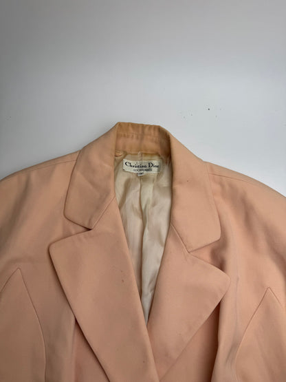 Vintage Dior Blazer/Trenchcoat M Rose
