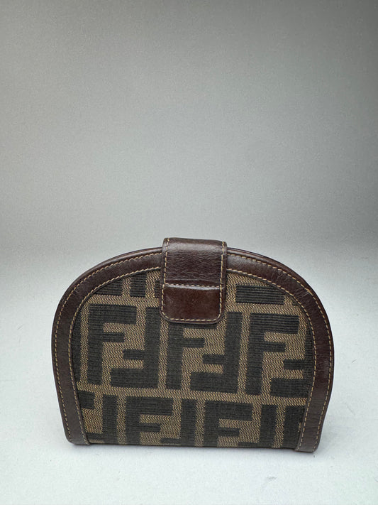Vintage Fendi Monogram Wallet Brown