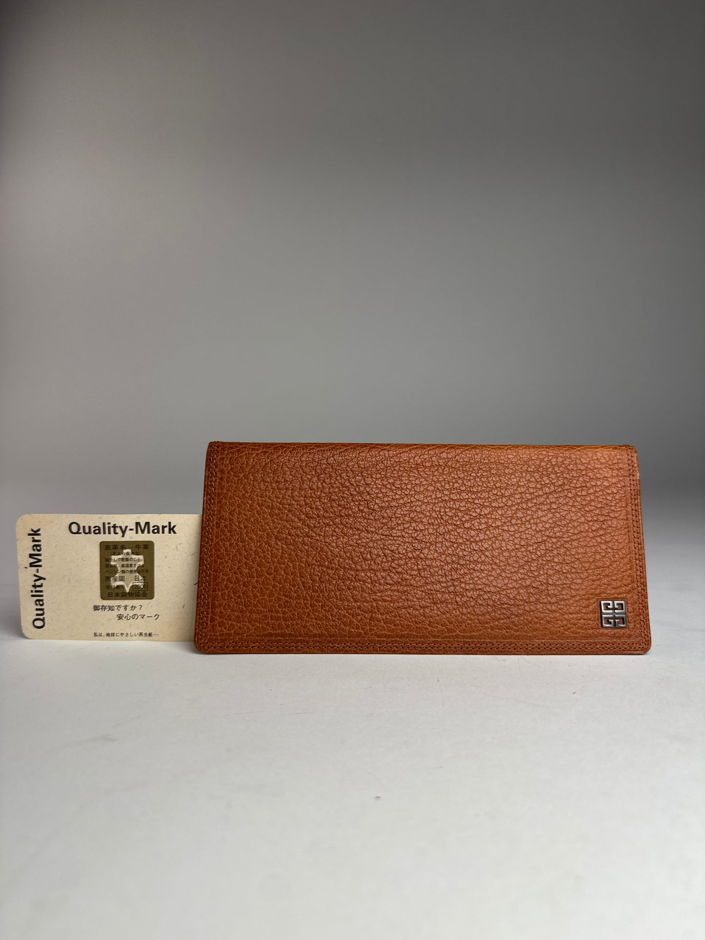 Vintage Givenchy Leather Card Holder ID Holder Brown