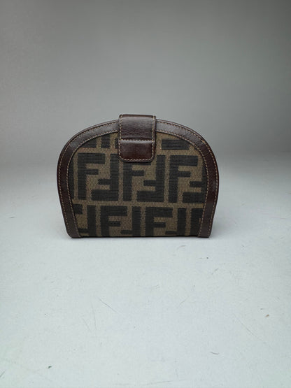 Vintage Fendi Monogram Wallet Brown